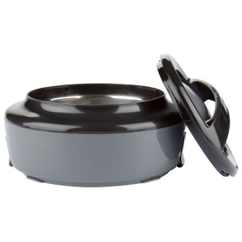 ERNESTO® Mikrowellenschüsseln, doppelwandig, 3er Set (grau) - B-Ware sehr gut