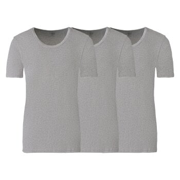 LIVERGY Herren Unterhemd, 3 Stück, aus reiner Baumwolle - B-Ware