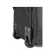TOPMOVE® Reisetasche auf Rollen, mit verstärktem Boden und strapazierfähigem Gewebe (schwarz) - B-Ware sehr gut