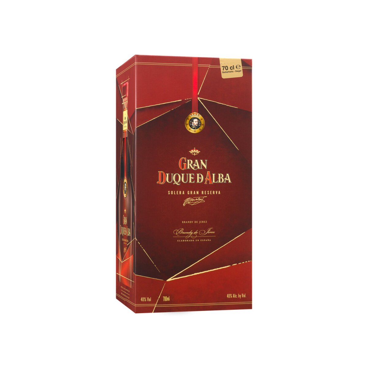 GRAN DUQUE d'Alba Solera Gran Reserva mit Geschenkbox 40% Vol, 20,99 €