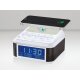 SILVERCREST® Bluetooth-Radiowecker SURQ 4 A1, mit Qi Ladung, weiß - B-Ware sehr gut