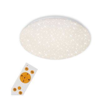 Briloner CCT LED Deckenleuchte Sternenhimmel, mit Nachtlichtfunktion, Ø 38 cm - B-Ware neuwertig