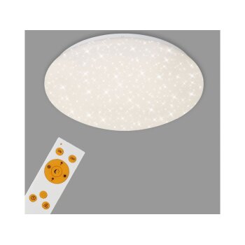 Briloner CCT LED Deckenleuchte Sternenhimmel, mit Nachtlichtfunktion, Ø 38 cm - B-Ware neuwertig