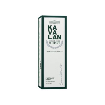 Kavalan Concertmaster Single Malt Whisky Port Cask Finish mit Geschenkbox 40% Vol