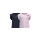 lupilu Kleinkinder Mädchen T-Shirts, 2 Stück, mit Print und Rundhalsausschnitt - B-Ware