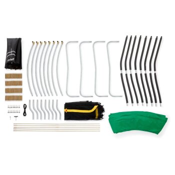 CRIVIT Gartentrampolin, Ø 400 cm, mit Sicherheitsnetz - B-Ware sehr gut