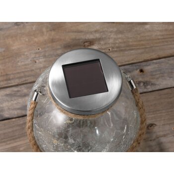 LIVARNO home LED Solar Glas, warmweiß - B-Ware