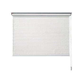LIVARNO home Duschrollo, 100 x 250 cm, mit praktischen Seitenzug (Streifen) - B-Ware sehr gut