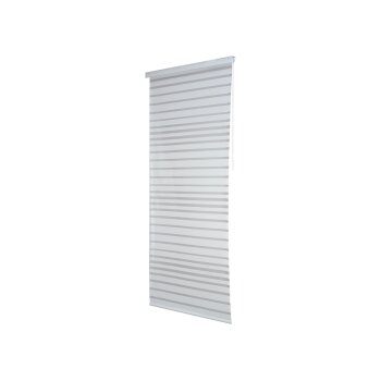 LIVARNO home Duschrollo, 100 x 250 cm, mit praktischen Seitenzug (Streifen) - B-Ware sehr gut