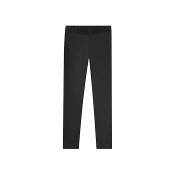 pepperts Kinder Mädchen Leggings, 2 Stück, mit bequemem Gummizugbund (schwarz/weiß, 158/164) - B-Ware sehr gut