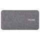 TRONIC® Powerbank, 10000 mAh, mit Stoff und LC Display (weiß) - B-Ware neuwertig
