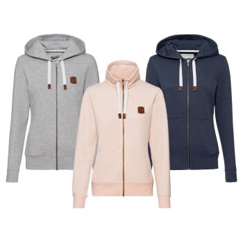 esmara Damen Sweatjacke, leicht tailliert geschnitten -...