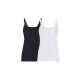 esmara Damen Still-Tops, 2 Stück, mit hohem Baumwollanteil - B-Ware