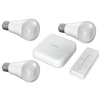 Livarno Home Starter Kit Gateway + 3x Leuchtmittel RGB und Fernbedienung »Zigbee Smart Home« - B-Ware sehr gut