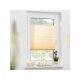 Lichtblick Klemmfix Plissee, stufenloses Einstellen, blickdicht, Montage ohne Bohren, 90 x 130 cm, creme - B-Ware neuwertig