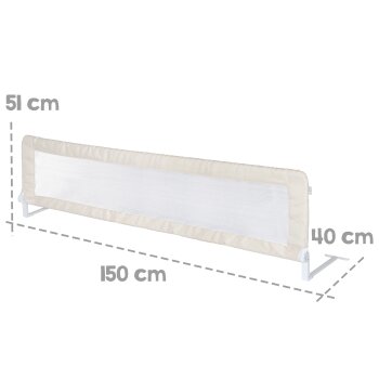 roba Rausfallschutz, klappbar, 150 cm, beige - B-Ware...