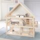 roba Puppenhaus inkl. Möbel & Puppen, Holz natur - B-Ware sehr gut