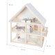 roba Puppenhaus inkl. Möbel & Puppen, Holz natur - B-Ware sehr gut