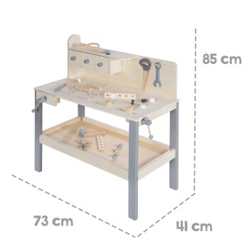 roba Werkbank Holz , inkl. Werkzeugset - B-Ware sehr gut