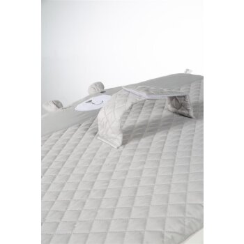 roba Sicherheitswickelauflage „roba style“, ca. 75 x 85 cm, silbergrau - B-Ware neuwertig