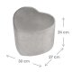 roba Kinderhocker in Herzform Lil Sofa, grau - B-Ware sehr gut