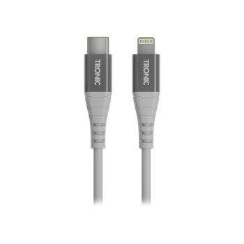 TRONIC® Lade- und Datenkabel Lightning und USB-C, 1 m (USBC zu Lightning weiß) - B-Ware neuwertig