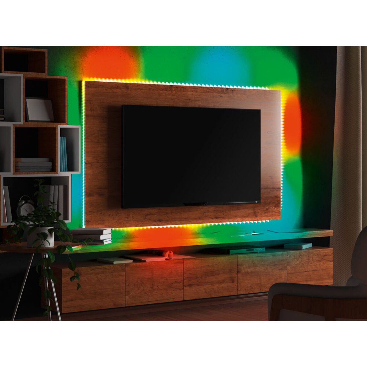 - home B-Ware m, 5 € Lichteffekten 14,99 digital, Band neuwertig, LIVARNO LED mit 166