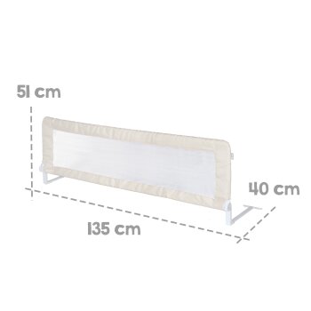 Roba Rausfallschutz klappbar, 135cm, beige - B-Ware sehr gut