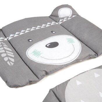 roba 2-teiliger Indibär Sitzverkleinerer, grau -...