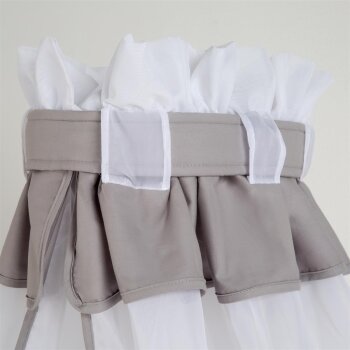 roba Himmel für Babybett, ca. 160 x 250 x 0,5 cm, hellgrau - B-Ware sehr gut