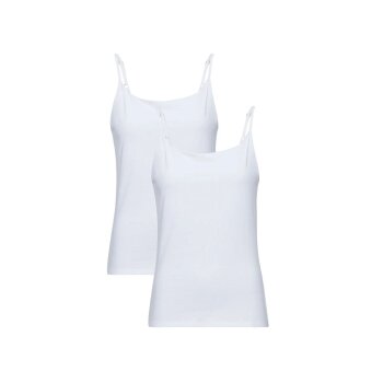 MEXX Damen Spaghettiträgerhemd, 2 Stück,...