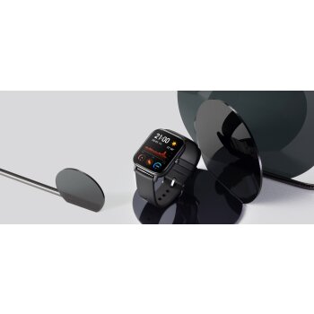 Amazfit GTS Smartwatch 43 mm, schwarz matt - B-Ware gut