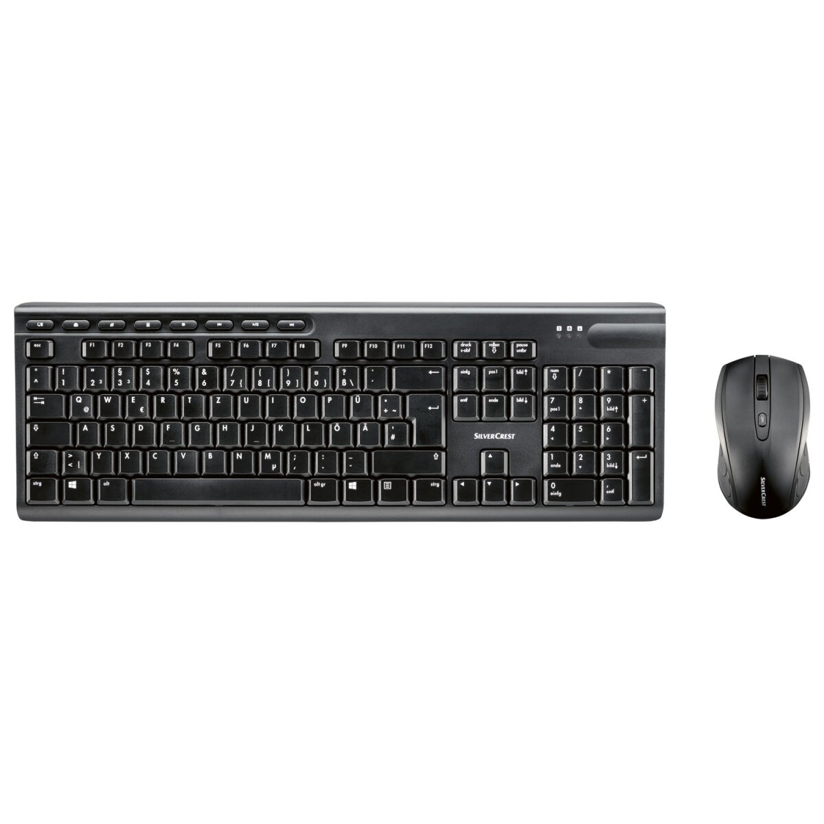 SILVERCREST® Tastatur und Maus Set, kabellos, mit USB-Nano-Empfänger -  B-Ware sehr gut, 15,99 €