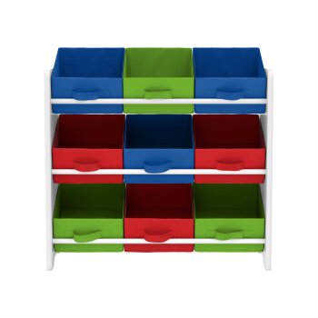 LIVARNO home Aufbewahrungsregal, mit 9 herausnehmbaren Textilboxen - B-Ware