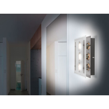 LIVARNO home LED-Wand-/Deckenleuchte / LED-Deckenleuchte, 3-flammig - B-Ware
