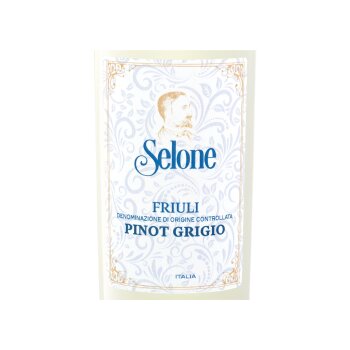 Selone Pinot Grigio Friuli DOC trocken, Weißwein 2023
