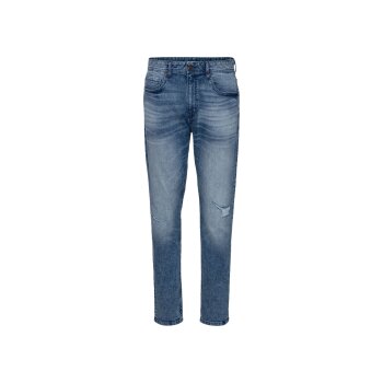 LIVERGY Herren Jeans, Tapered Fit, im 5-Pocket-Style -...