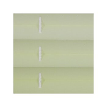 Lichtblick Plissee Klemmfix, ohne Bohren, ab 45 x 130 cm (Grün Weiß, 45x130 cm) - B-Ware sehr gut