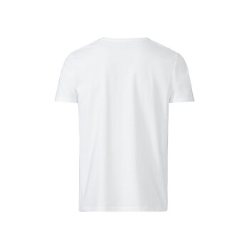 LIVERGY Herren T-Shirt, 3 Stück, körpernah geschnitten, weiß - B-Ware