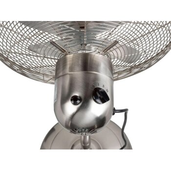 SILVERCREST® Standventilator »SSVM 40 B2«, aus Metall, mit breitem Fuß (Nickel gebürstet) - B-Ware sehr gut