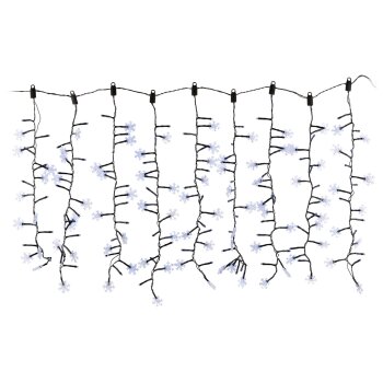 LIVARNO home LED-Lichtervorhang, 440 LEDs (Schneeflocke/kaltweiß) - B-Ware sehr gut