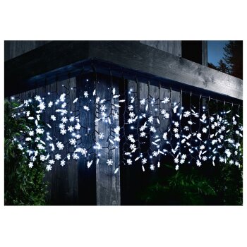 LIVARNO home LED-Lichtervorhang, 440 LEDs (Schneeflocke/kaltweiß) - B-Ware sehr gut