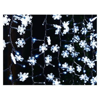 LIVARNO home LED-Lichtervorhang, 440 LEDs (Schneeflocke/kaltweiß) - B-Ware sehr gut