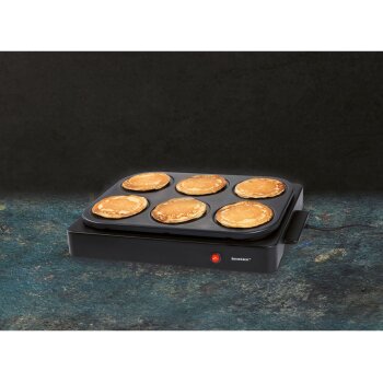 SILVERCREST® KITCHEN TOOLS Mini-Crepes- / Mini-Wok-Set SMWS 1000 A1, elektrisch, 2-in-1 - B-Ware sehr gut