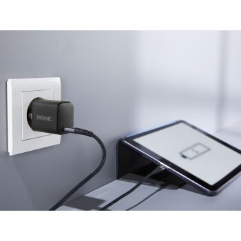 TRONIC® Wandladegerät, Nano USB-C, PD, 20 W (schwarz) - B-Ware neuwertig