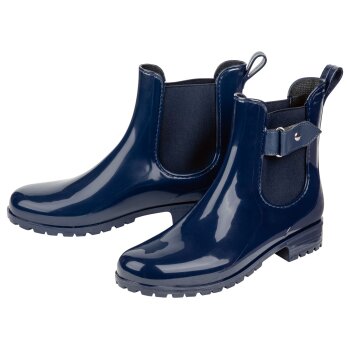 esmara Damen Regenstiefelette, mit seitlichen Gummizügen (navy, 40) - B-Ware sehr gut