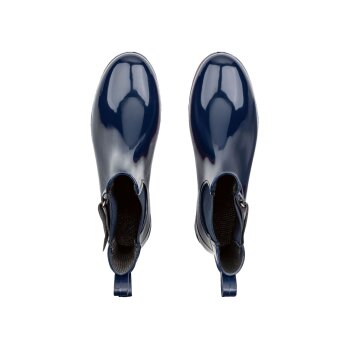 esmara Damen Regenstiefelette, mit seitlichen Gummizügen (navy, 40) - B-Ware sehr gut
