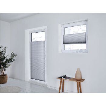 LIVARNO home Plissee Rollo, für Fenster (dunkelgrau, 100 x 130cm) - B-Ware sehr gut
