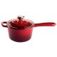 ERNESTO® Stielkasserolle Gusseisen emailliert, Ø 14,5 cm - B-Ware Transportschaden Kosmetisch