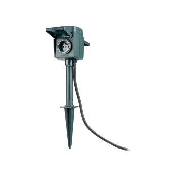 SILVERCREST Gartenspieß mit 2 Steckdosen, ZigBee 3.0 Smart Home - B-Ware sehr gut